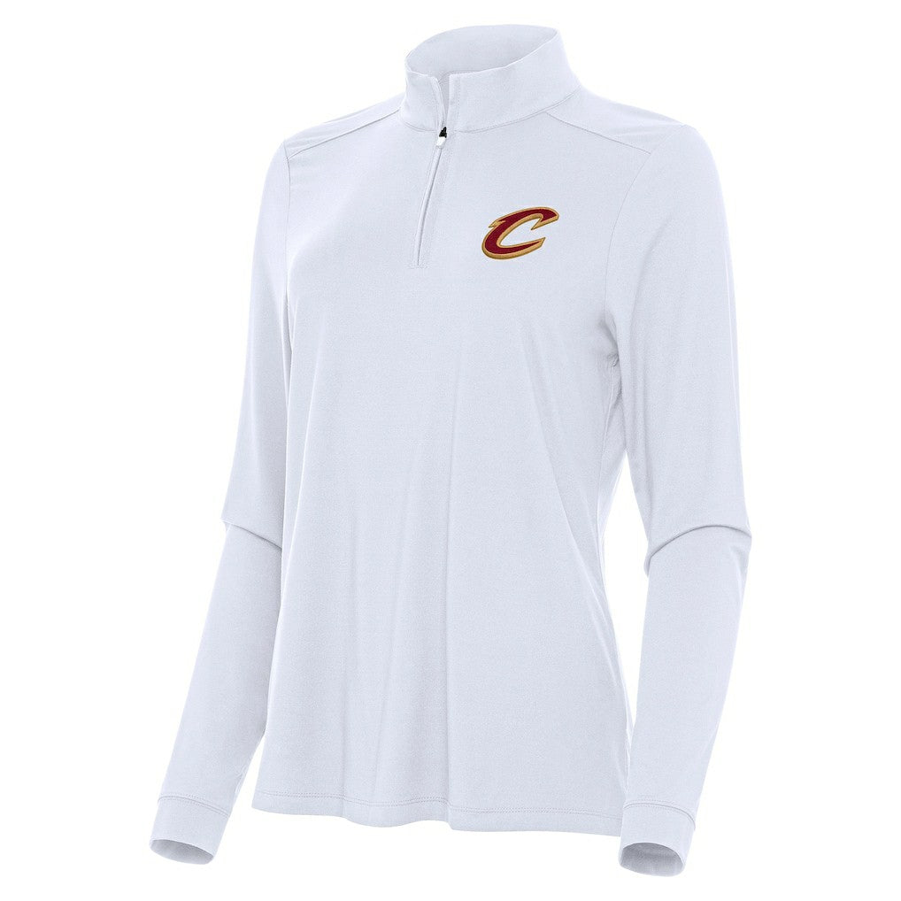 NBA Cleveland Cavaliers Antigua Women's Intent Quarter-Zip Top sale