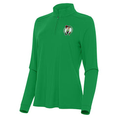 NBA Boston Celtics Antigua Women's Intent Quarter-Zip Top