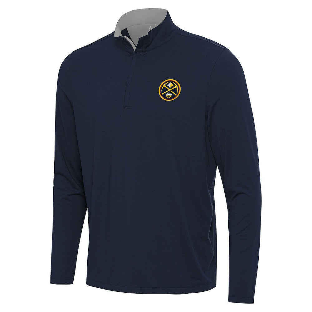 NBA Denver Nuggets Antigua Content Quarter-Zip Top sale