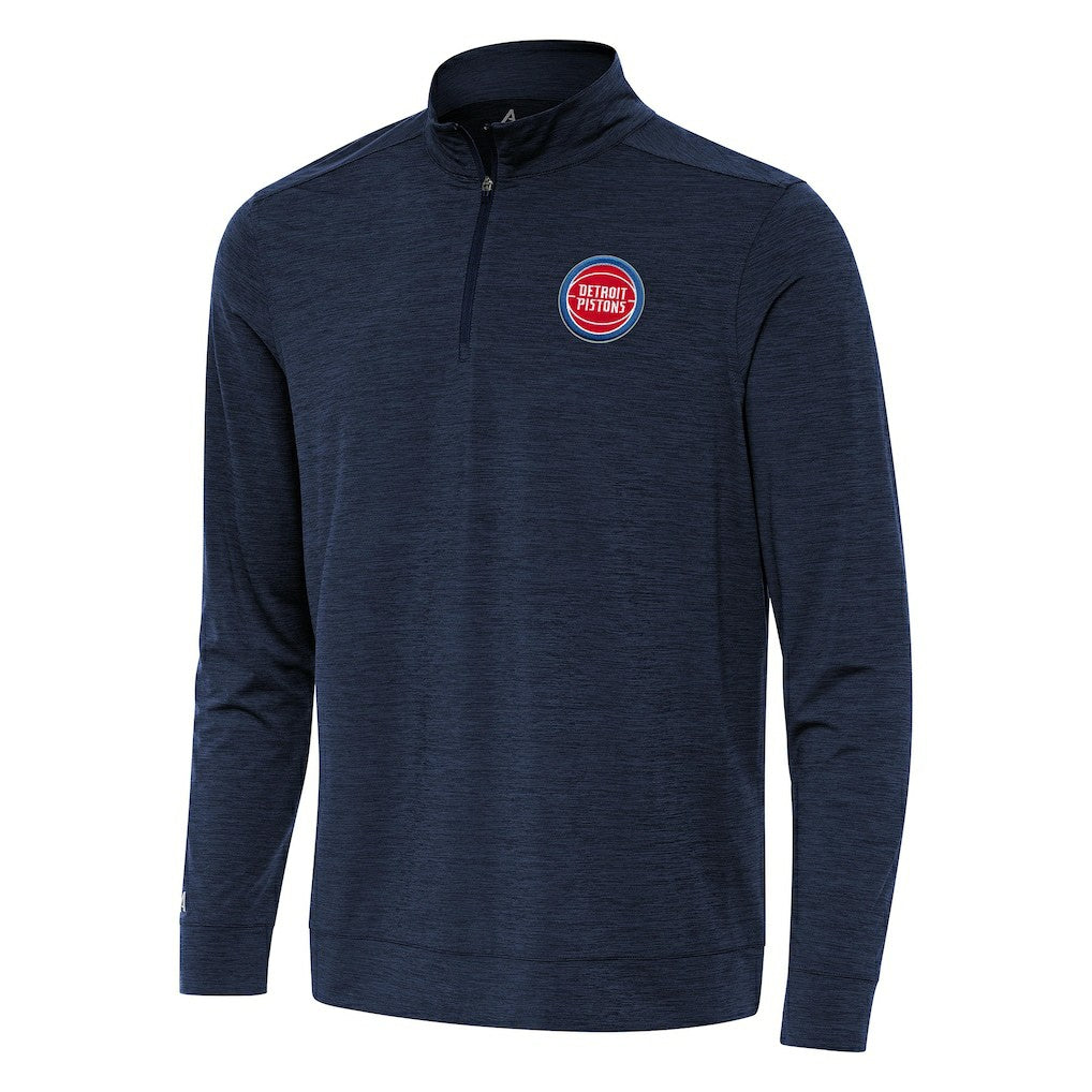 NBA Detroit Pistons Antigua Bright Quarter-Zip Top sale