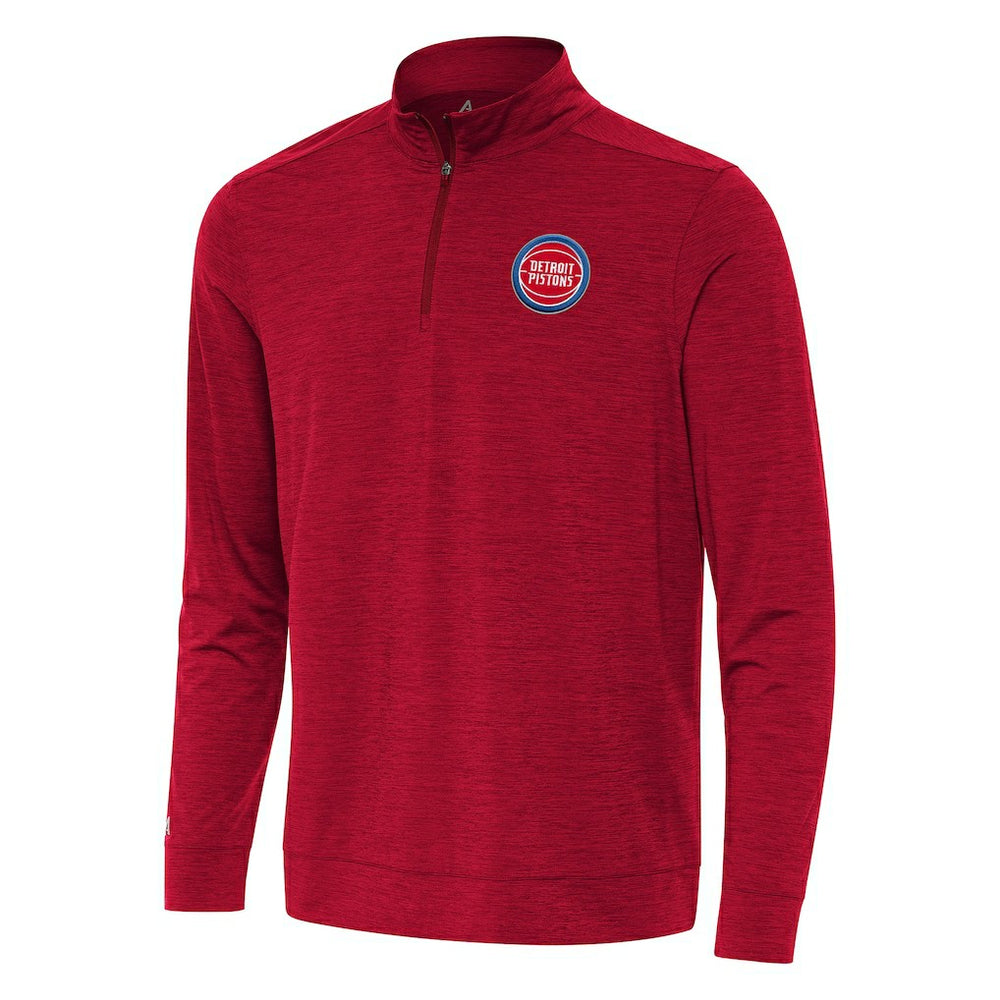NBA Detroit Pistons Antigua Bright Quarter-Zip Top sale