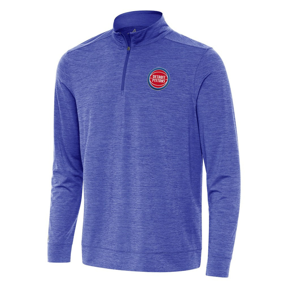 NBA Detroit Pistons Antigua Bright Quarter-Zip Top sale