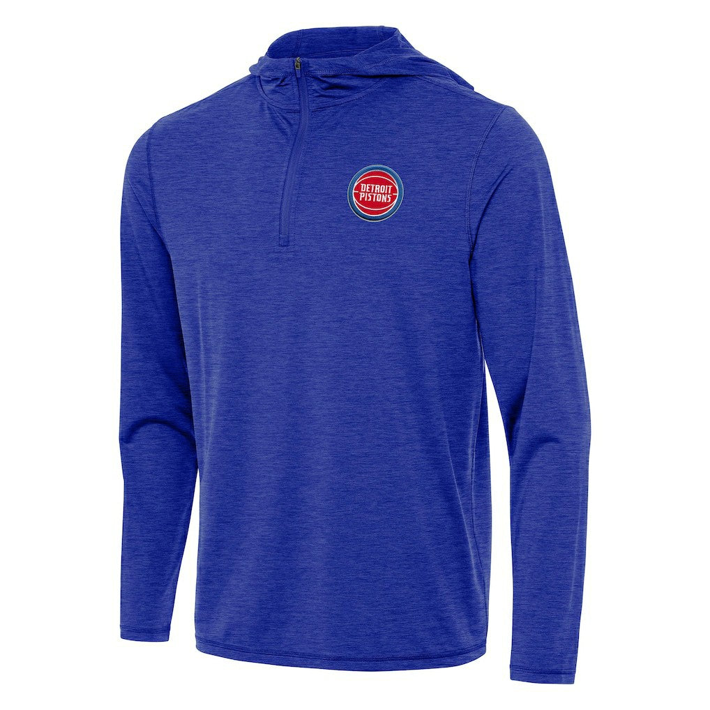 NBA Detroit Pistons Antigua Tidy Quarter-Zip Hoodie sale