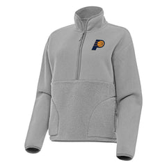 NBA Indiana Pacers Antigua Women's Figure Half-Zip Pullover Sweatshirt