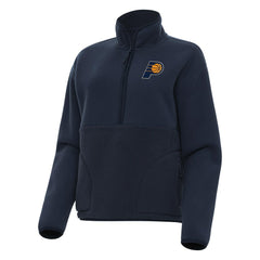 NBA Indiana Pacers Antigua Women's Figure Half-Zip Pullover Sweatshirt