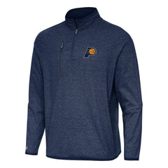 NBA Indiana Pacers Antigua Certain Quarter-Zip Tri-Blend Sweatshirt