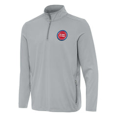 NBA Detroit Pistons Antigua Perilous Quarter-Zip Sweatshirt sale