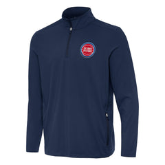 NBA Detroit Pistons Antigua Perilous Quarter-Zip Sweatshirt sale