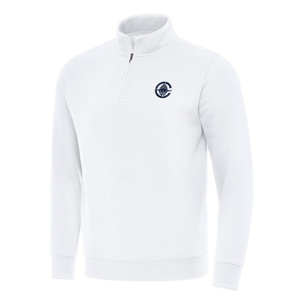 NBA LA Clippers Antigua Victory Quarter-Zip Mock Sweatshirt