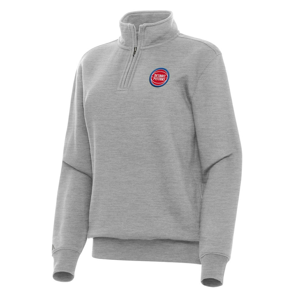 NBA Detroit Pistons Antigua Women's Victory Quarter-Zip Sweatshirt sale
