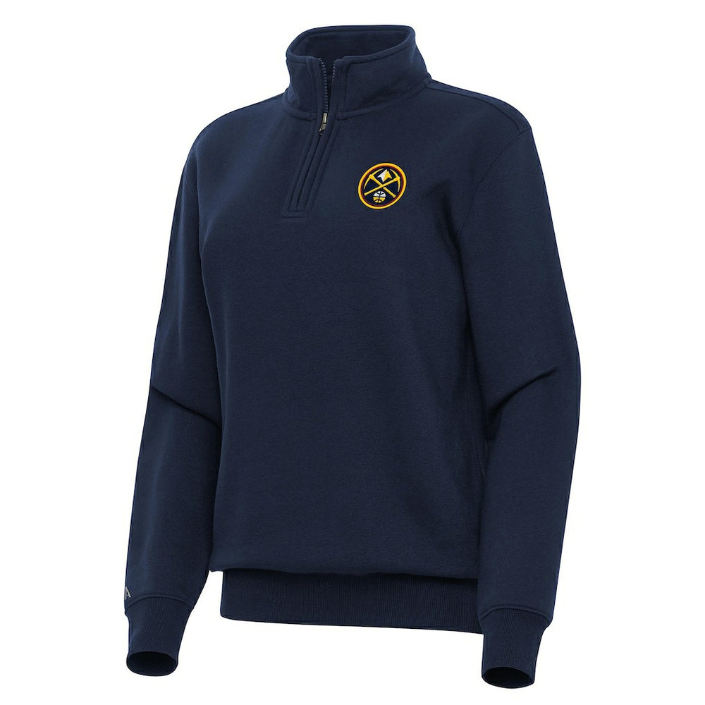 NBA Denver Nuggets Antigua Women's Victory Quarter-Zip Sweatshirt sale