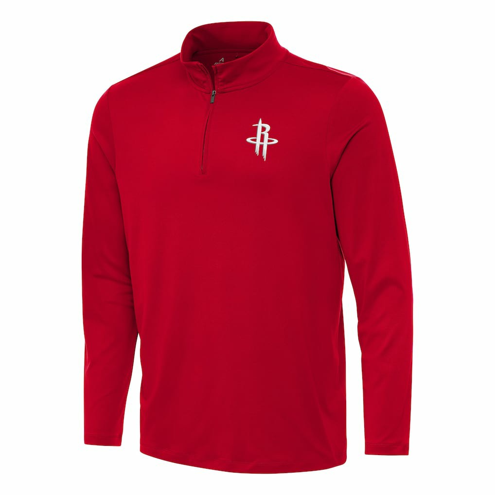NBA Houston Rockets Antigua Reprocess Quarter-Zip Top sale