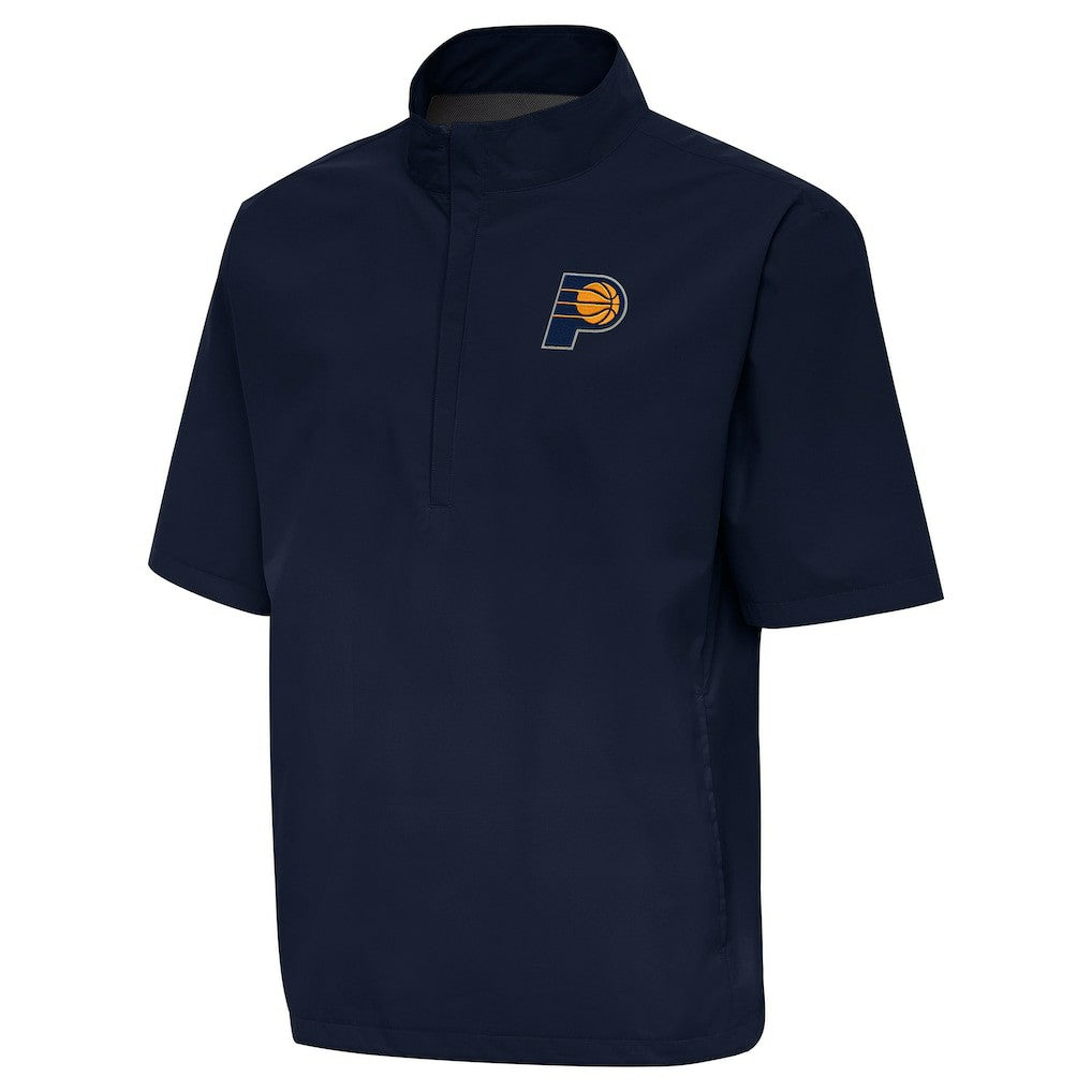 NBA Indiana Pacers Antigua Brisk Quarter-Zip Windbreaker