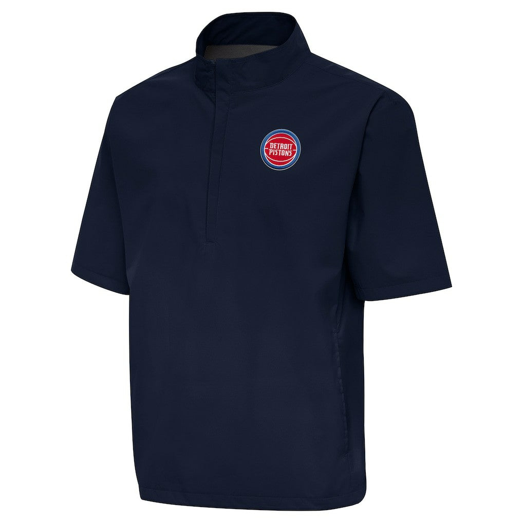NBA Detroit Pistons Antigua Brisk Quarter-Zip Windbreaker sale