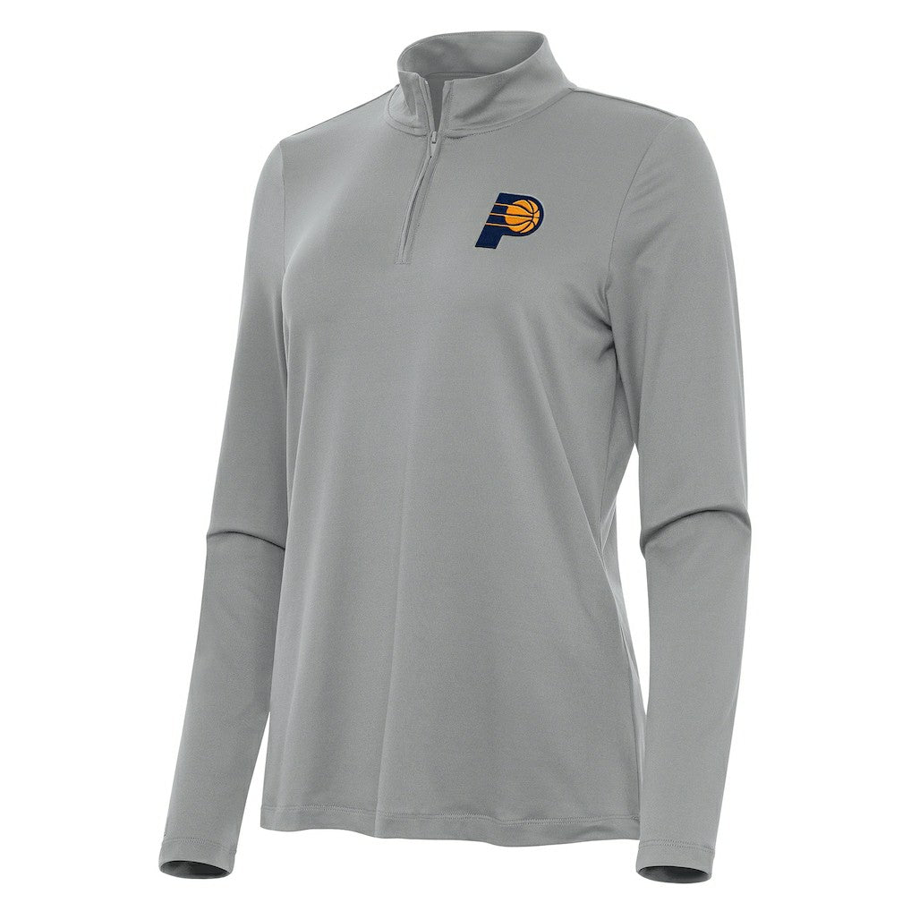 NBA Indiana Pacers Antigua Women's Reprocess Quarter-Zip Top