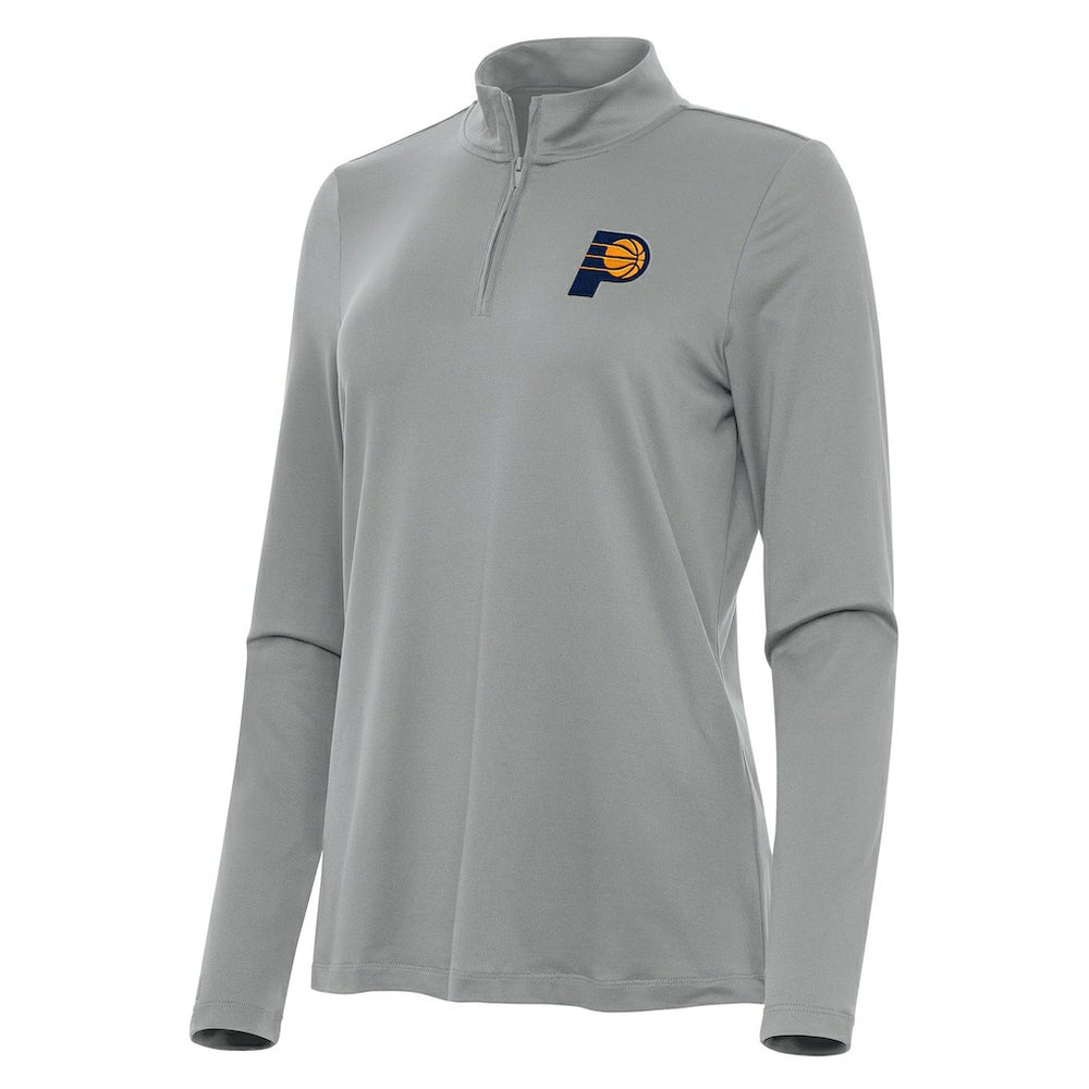 NBA Indiana Pacers Antigua Women's Reprocess Quarter-Zip Top