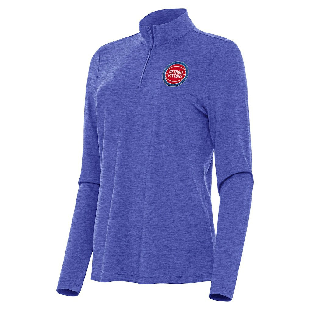 NBA Detroit Pistons Antigua Women's Bright Quarter-Zip Top sale