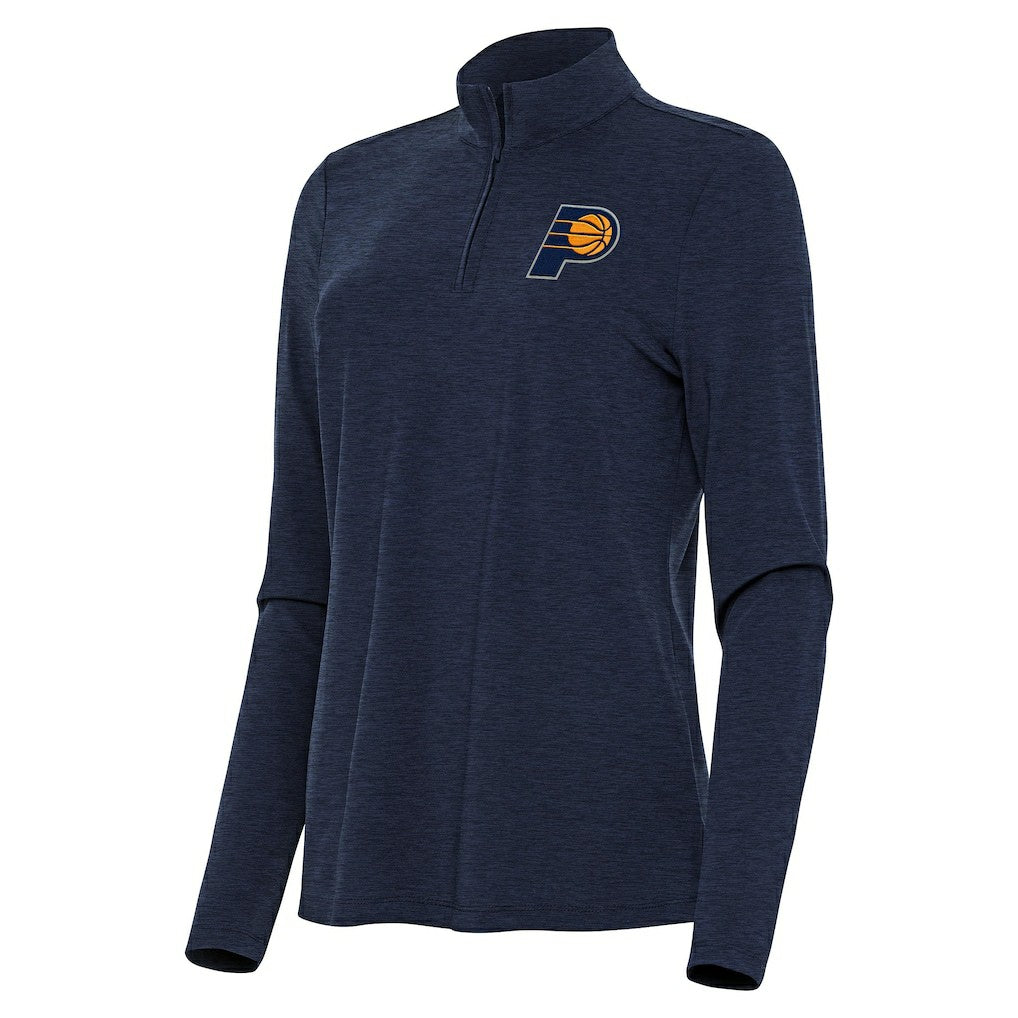 NBA Indiana Pacers Antigua Women's Bright Quarter-Zip Top