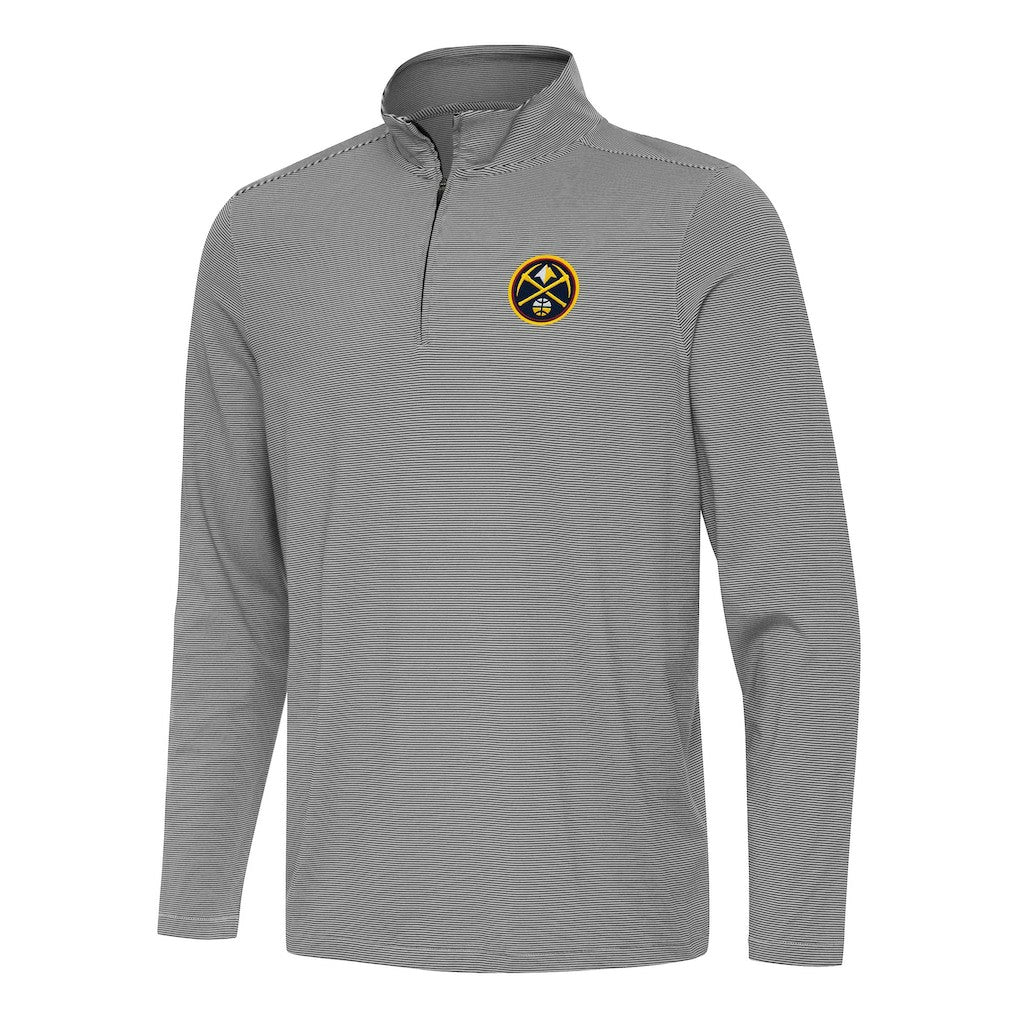 NBA Denver Nuggets Antigua Twine Quarter-Zip Top sale
