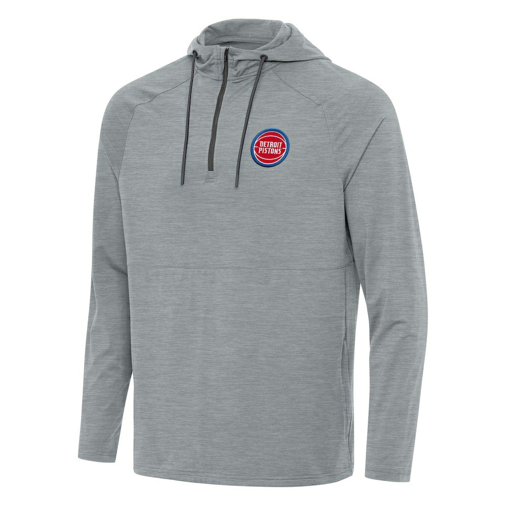 NBA Detroit Pistons Antigua Spikes Raglan Quarter-Zip Hoodie sale