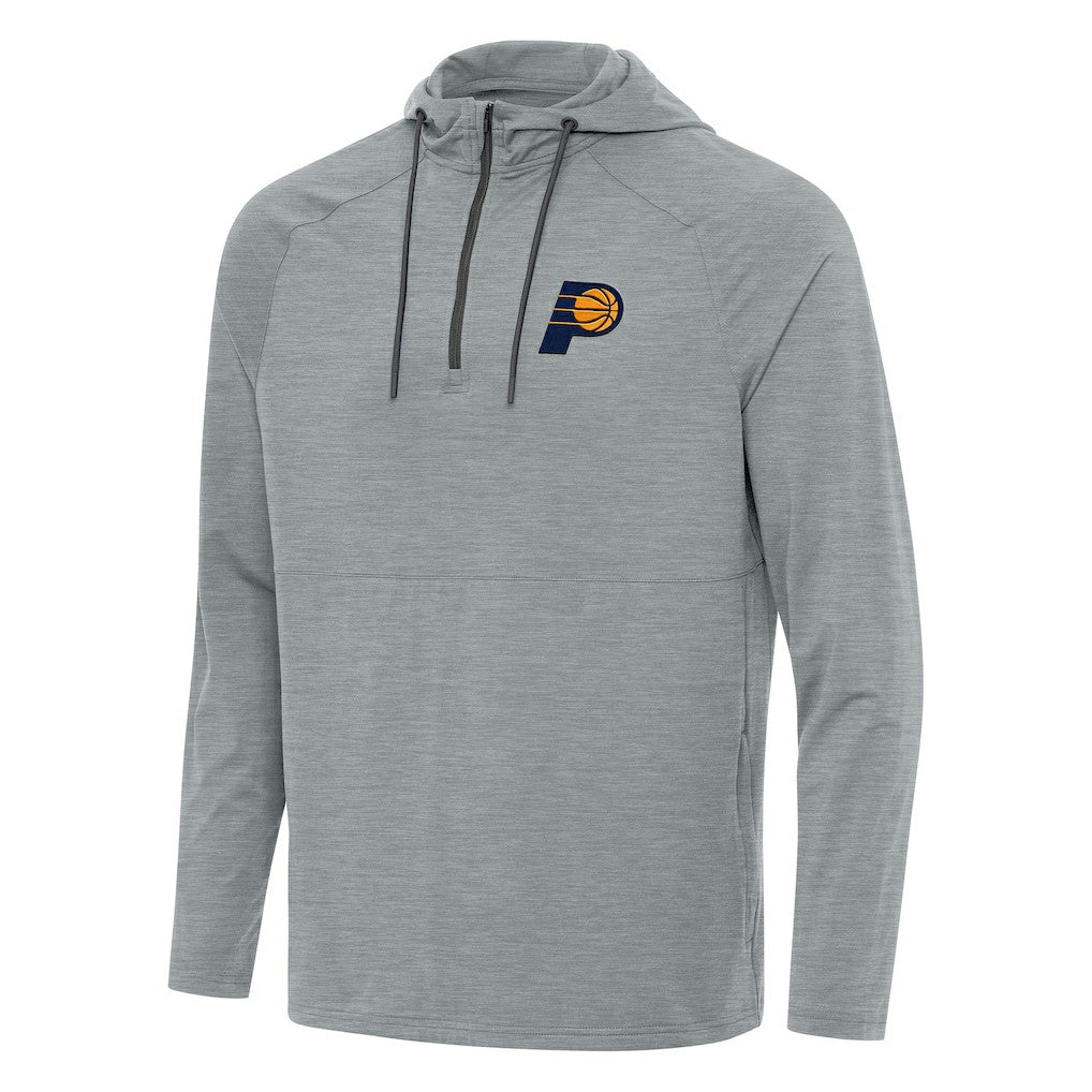 NBA Indiana Pacers Antigua Spikes Raglan Quarter-Zip Hoodie