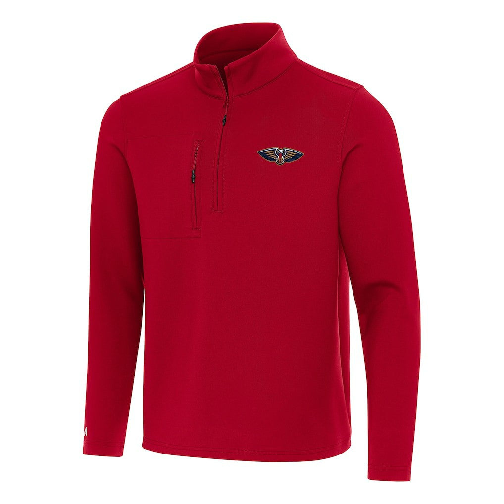 NBA New Orleans Pelicans Antigua Insider Quarter-Zip Top
