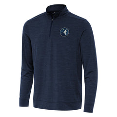 NBA Minnesota Timberwolves Antigua Bright Quarter-Zip Top