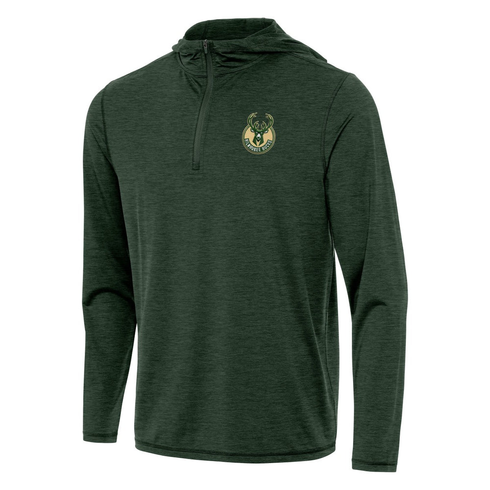 NBA Milwaukee Bucks Antigua Tidy Quarter-Zip Hoodie