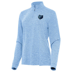 NBA Memphis Grizzlies Antigua Women's Mentor Quarter-Zip Mock Long Sleeve Top