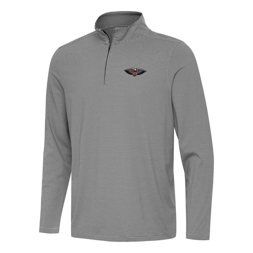 NBA New Orleans Pelicans Antigua Twine Quarter-Zip Top