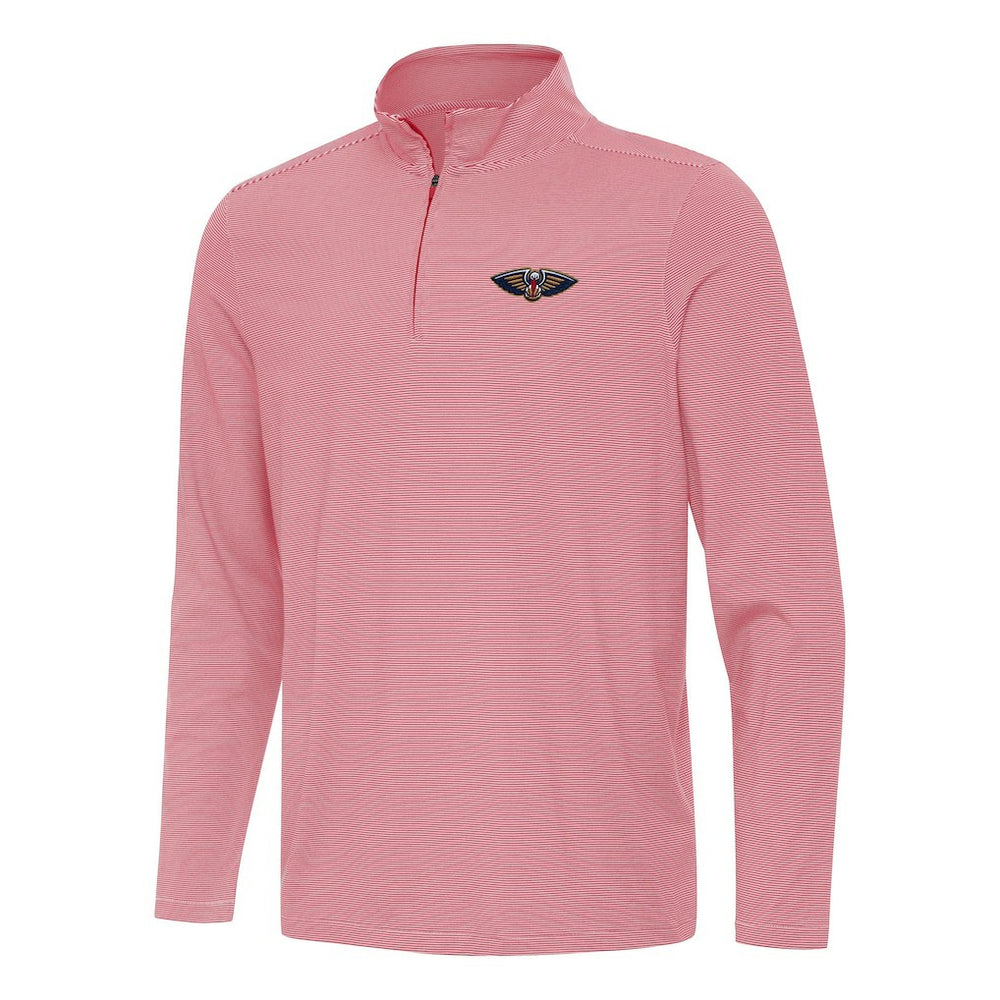 NBA New Orleans Pelicans Antigua Twine Quarter-Zip Top