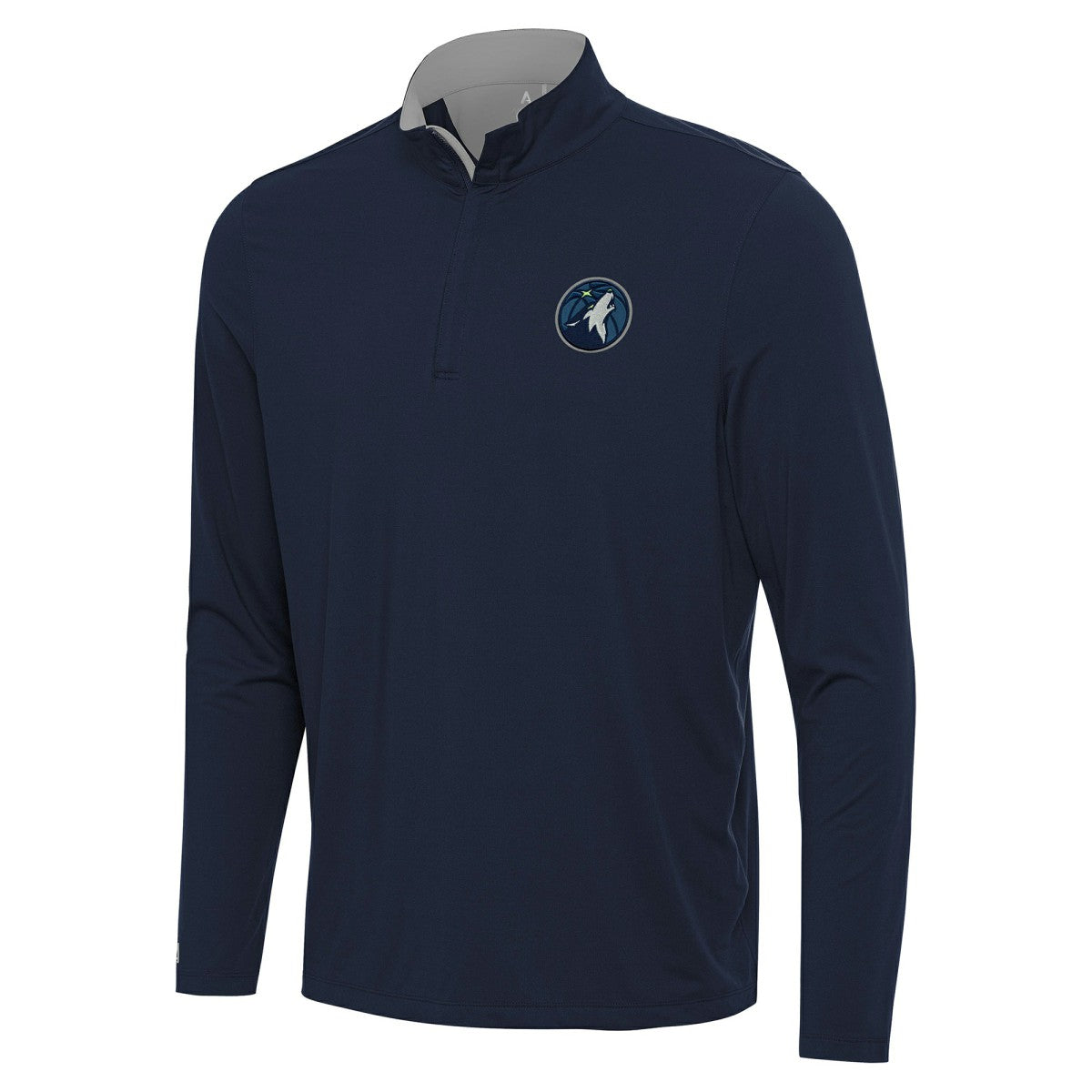NBA Minnesota Timberwolves Antigua Content Quarter-Zip Top