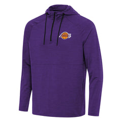 NBA Los Angeles Lakers Antigua Spikes Raglan Quarter-Zip Hoodie