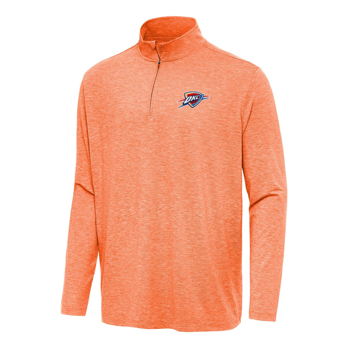NBA Oklahoma City Thunder Antigua Hunk Quarter-Zip Top