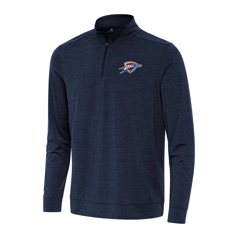 NBA Oklahoma City Thunder Antigua Bright Quarter-Zip Top