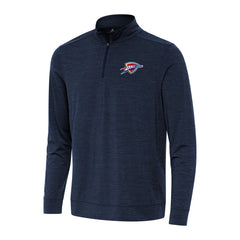 NBA Oklahoma City Thunder Antigua Bright Quarter-Zip Top