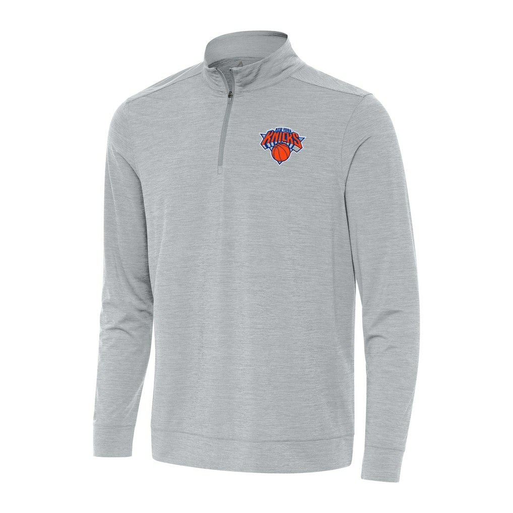NBA New York Knicks Antigua Bright Quarter-Zip Top