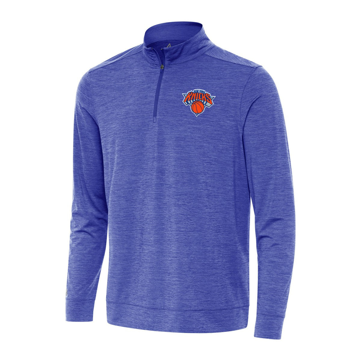 NBA New York Knicks Antigua Bright Quarter-Zip Top