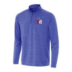 NBA Philadelphia 76ers Antigua Bright Quarter-Zip Top