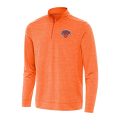 NBA New York Knicks Antigua Bright Quarter-Zip Top