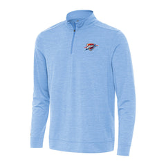 NBA Oklahoma City Thunder Antigua Bright Quarter-Zip Top