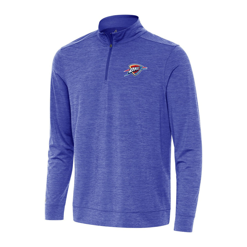 NBA Oklahoma City Thunder Antigua Bright Quarter-Zip Top