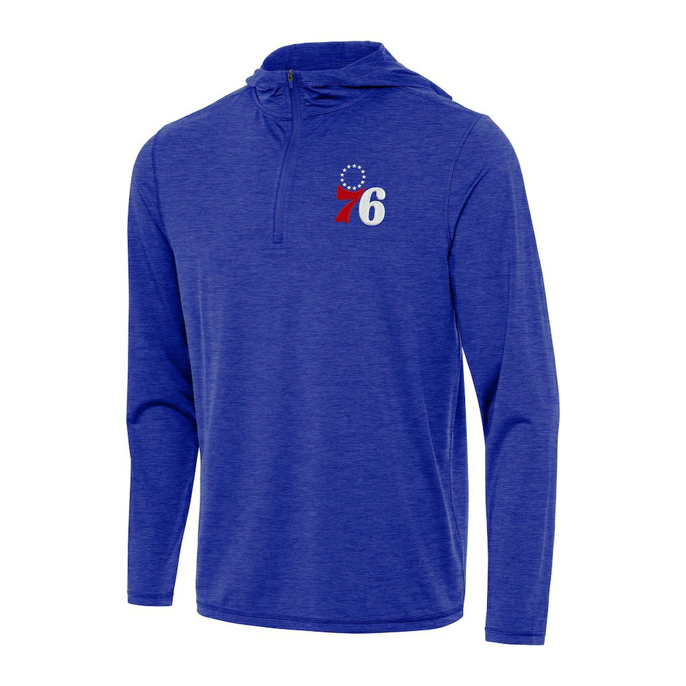 NBA Philadelphia 76ers Antigua Tidy Quarter-Zip Hoodie