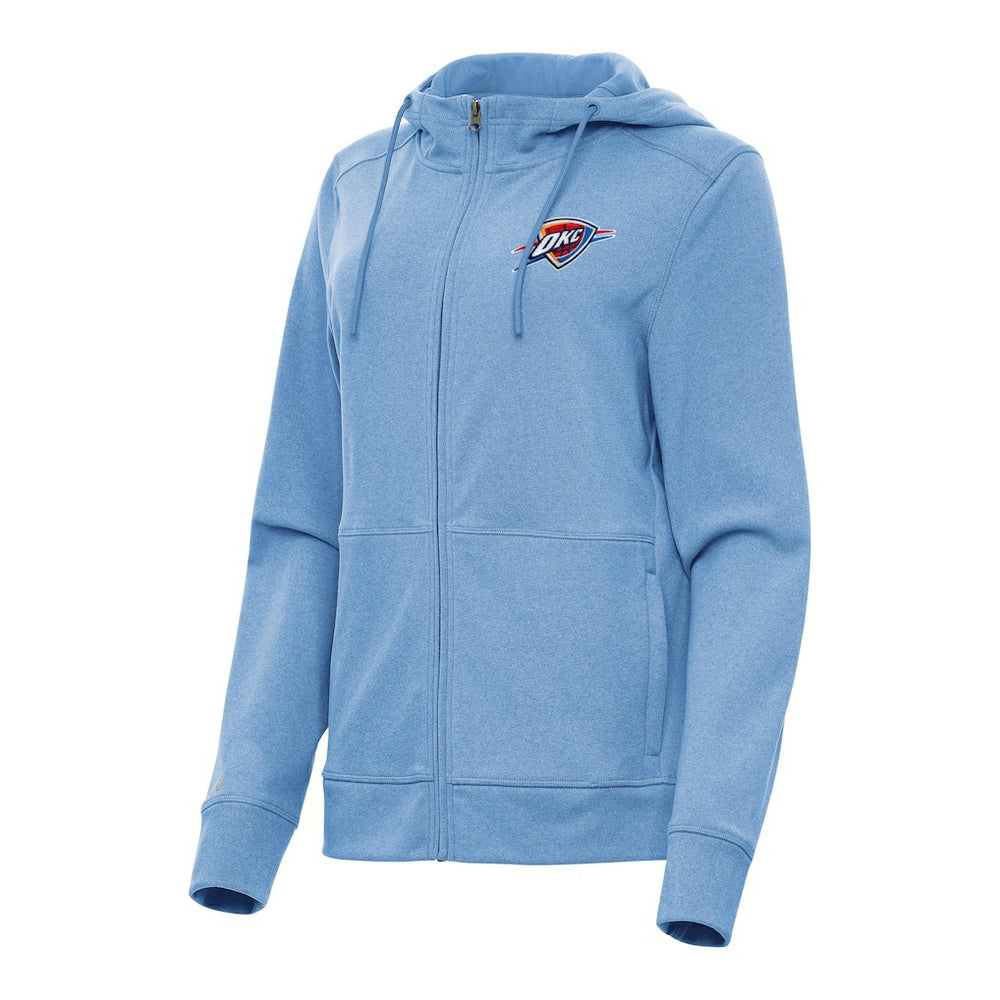 NBA Oklahoma City Thunder Antigua Women's Seeker Full-Zip Hoodie Jacket