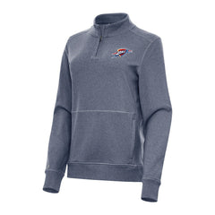 NBA Oklahoma City Thunder Antigua Women's Crush Quarter-Zip Fleece Sweatshirt