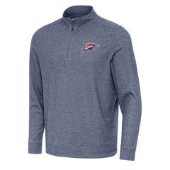 NBA Oklahoma City Thunder Antigua Subtle Quarter-Zip Sweatshirt