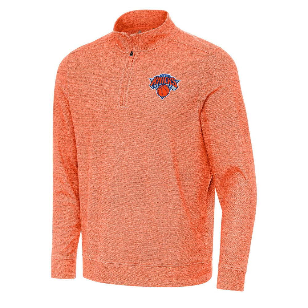 NBA New York Knicks Antigua Subtle Quarter-Zip Sweatshirt