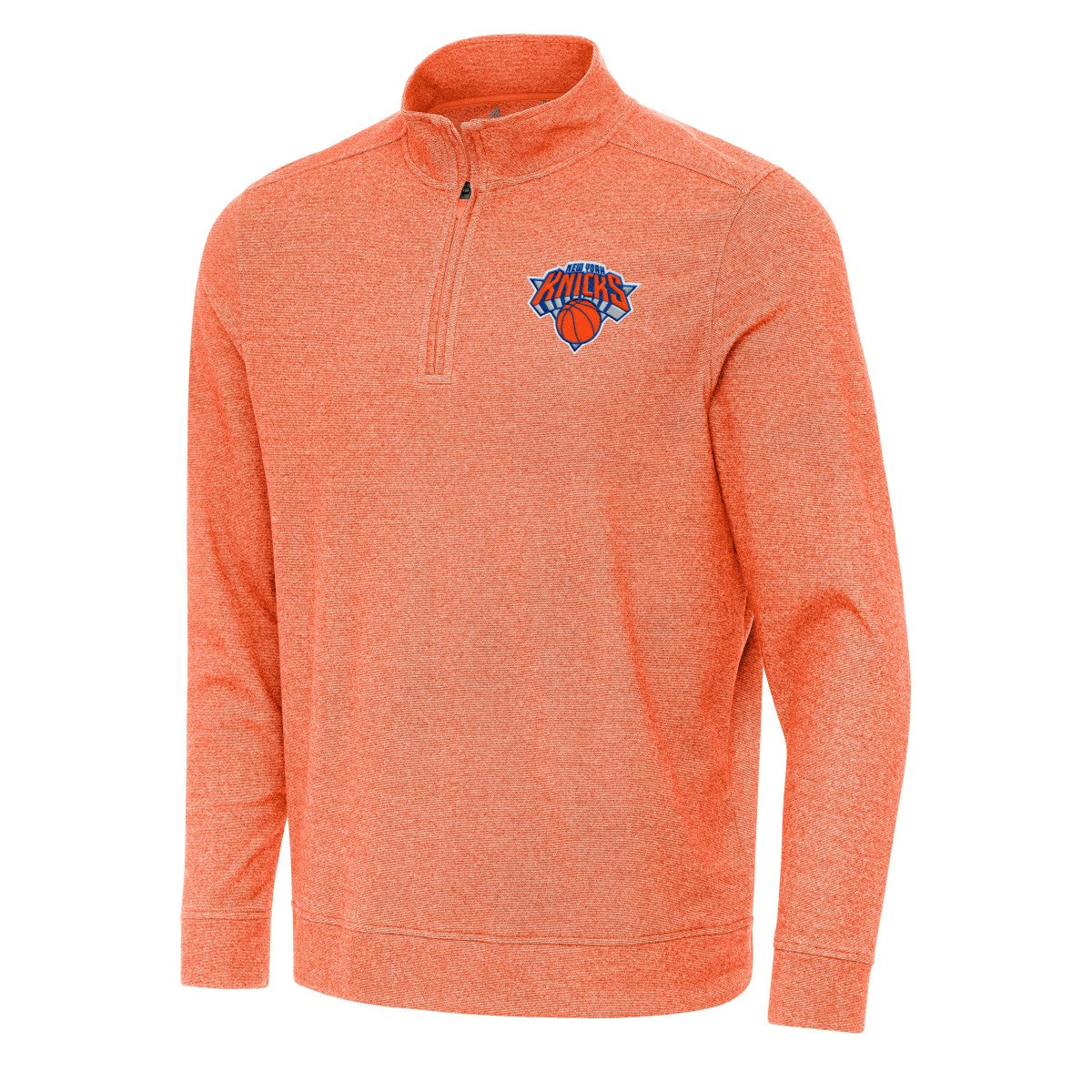 NBA New York Knicks Antigua Subtle Quarter-Zip Sweatshirt