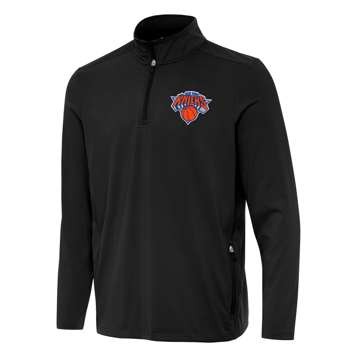 NBA New York Knicks Antigua Perilous Quarter-Zip Sweatshirt