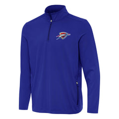 NBA Oklahoma City Thunder Antigua Perilous Quarter-Zip Sweatshirt